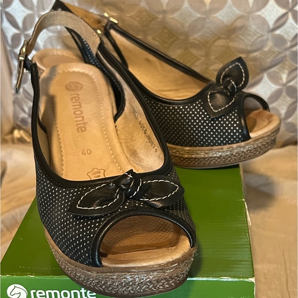 Remonte wedge slingback sandals—EUR40 - Picture 7 of 11